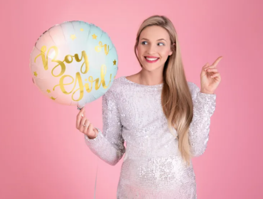 Preview: Folienballon - Boy or Girl - ø 35cm